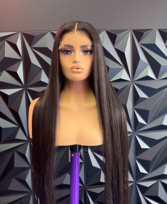 Straight HD Closure Wig