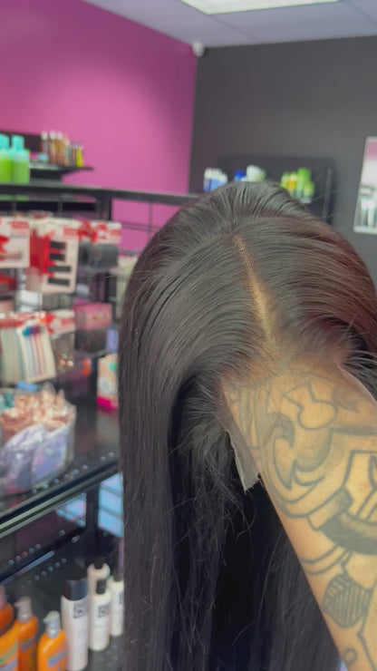 Straight HD Closure Wig